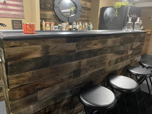 Man Cave Wood Bar - Red Cloak Wood Designs Inc