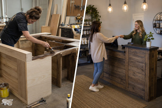 Finished Retail Counter vs Unfinished: Why Quality Checkout Counters Are a Better Investment
