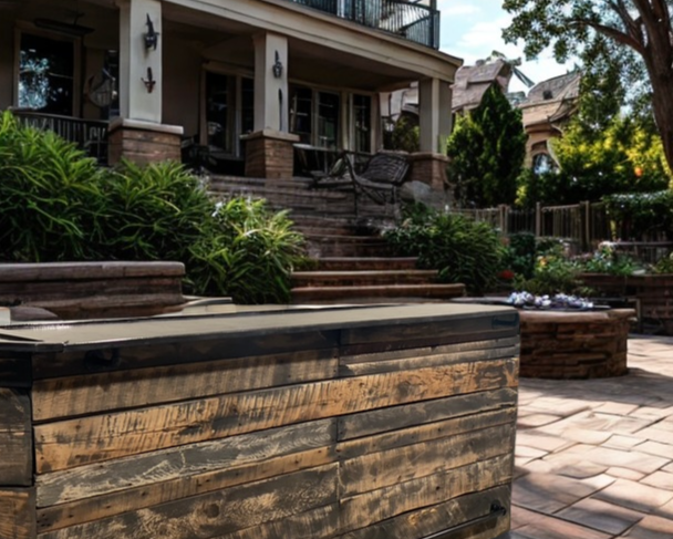 Solid Wood Bar – Indoor or Outdoor Use