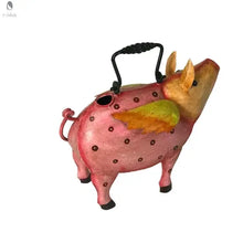 Load image into Gallery viewer, Hand Made Metal Watering Can- Metal Watering Can Red Cloak Wood Designs Inc
