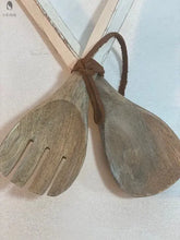 Load image into Gallery viewer, Hand carved serving spoons - Red Cloak Wood Designs Inc
