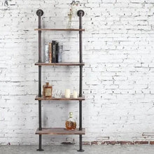 Load image into Gallery viewer, Industrial Pipe Shelves Red Cloak Wood Designs Inc
