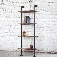 Load image into Gallery viewer, Industrial Pipe Shelves Red Cloak Wood Designs Inc
