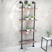 Load image into Gallery viewer, Industrial Pipe Shelves Red Cloak Wood Designs Inc
