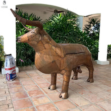 Load image into Gallery viewer, Long Horn Steer BBQ Grill Red Cloak Wood Designs Inc
