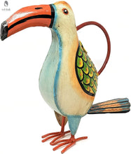 Load image into Gallery viewer, Metal Watering Can Torrie The Toucan-Rustic Metal-Toucan-Home Decor-Metal Art-Shabby Chic Decor- Next day Shipping Red Cloak Wood Designs Inc
