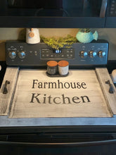 Load image into Gallery viewer, Stove Cover-Stove Top Cover/ Noodle Board Farmhouse Kitchen Red Cloak Wood Designs Inc
