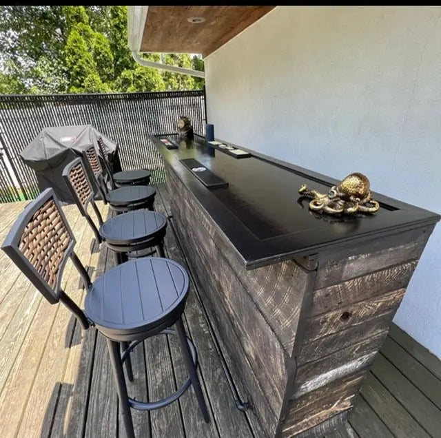 Outdoor Wood Bar-Home Bar-Game Room Bar Red Cloak Wood Designs Inc
