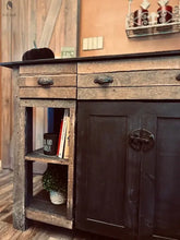 Load image into Gallery viewer, Reclaimed Wood Kitchen Island-Wood Island-Kitchen Island - Red Cloak Wood Designs Inc
