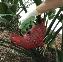 Load image into Gallery viewer, Red Cardinal Watering Can-Bird Decor- Cardinal-Metal Watering Can -Garden Decor- Handcrafted-Farmhouse Decor-Unique watering can-Next Day Shipping Red Cloak Wood Designs Inc
