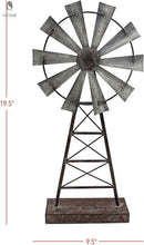 Load image into Gallery viewer, Rustic Windmill Table or Bookshelf Decor Red Cloak Wood Designs Inc
