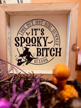 Load image into Gallery viewer, Rustic Wood Fall Halloween Signs 10x10 Red Cloak Wood Designs Inc
