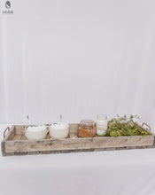 Load image into Gallery viewer, Rustic Wood Tray with Handles-Table Centerpiece Red Cloak Wood Designs Inc
