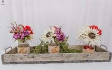 Load image into Gallery viewer, Rustic Wood Tray with Handles-Table Centerpiece Red Cloak Wood Designs Inc
