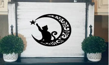 Load image into Gallery viewer, Stove Cover-Stove Top Cover-Cat &amp; Moon 66 Red Cloak Wood Designs Inc
