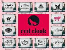 Load image into Gallery viewer, Stove Cover-Stove Top Cover-Don&#39;t go bacon my Heart-96 Red Cloak Wood Designs Inc
