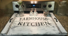 Load image into Gallery viewer, Stove Cover-Stove Top Cover-Farmhouse Kitchen-1 Red Cloak Wood Designs Inc
