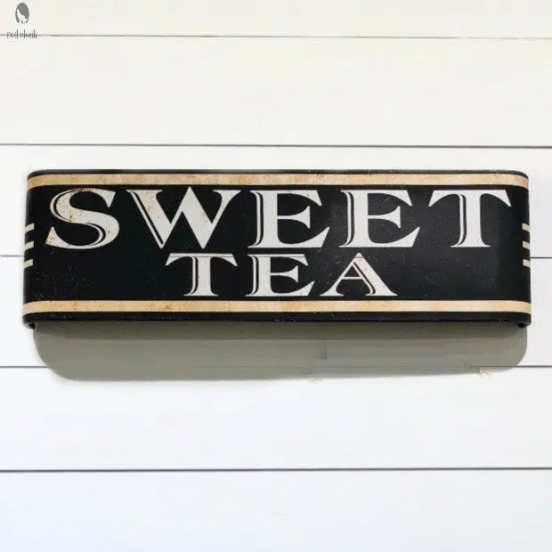 Sweet Tea Metal Sign-Farmhouse Decor-Metal Sign-Rustic Metal Sign-Country Decor Red Cloak Wood Designs Inc