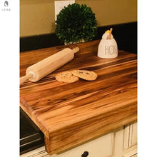 Load image into Gallery viewer, Teak Pastry Board-Dough board-Pasta Board - Red Cloak Wood Designs Inc
