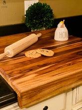 Load image into Gallery viewer, Teak Pastry Board-Dough board-Pasta Board - Red Cloak Wood Designs Inc
