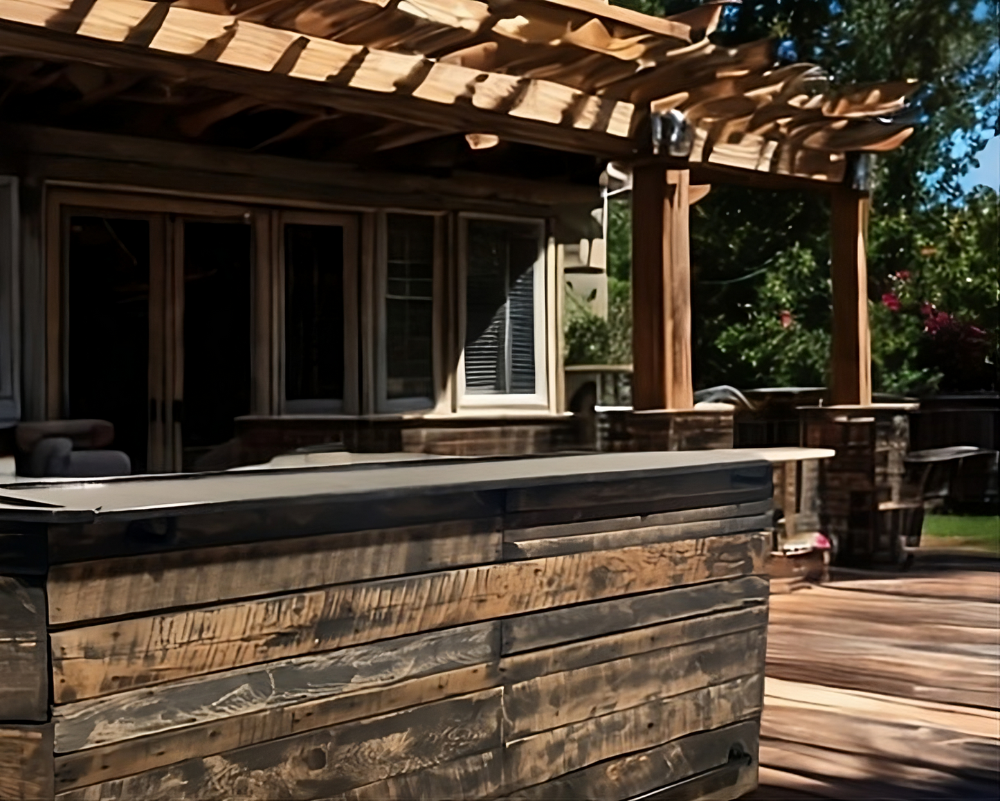 Solid Wood Bar – Indoor or Outdoor Use