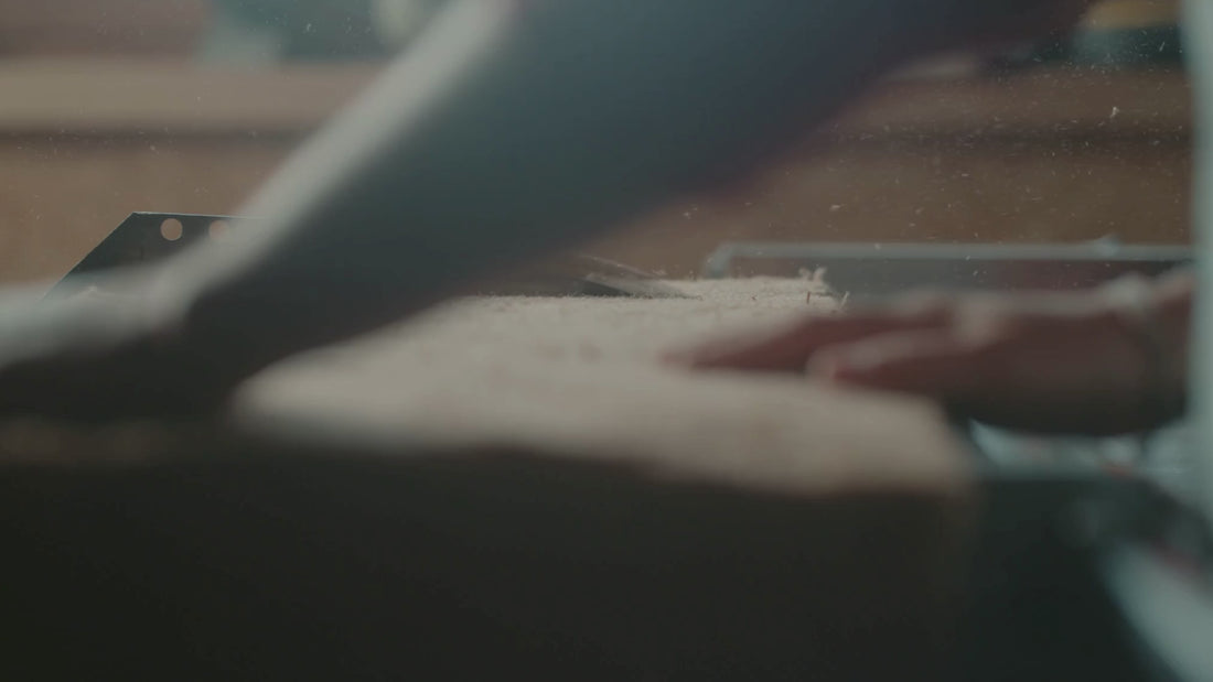 Teaser video showing a new wood bar design being built by Red Cloak Home